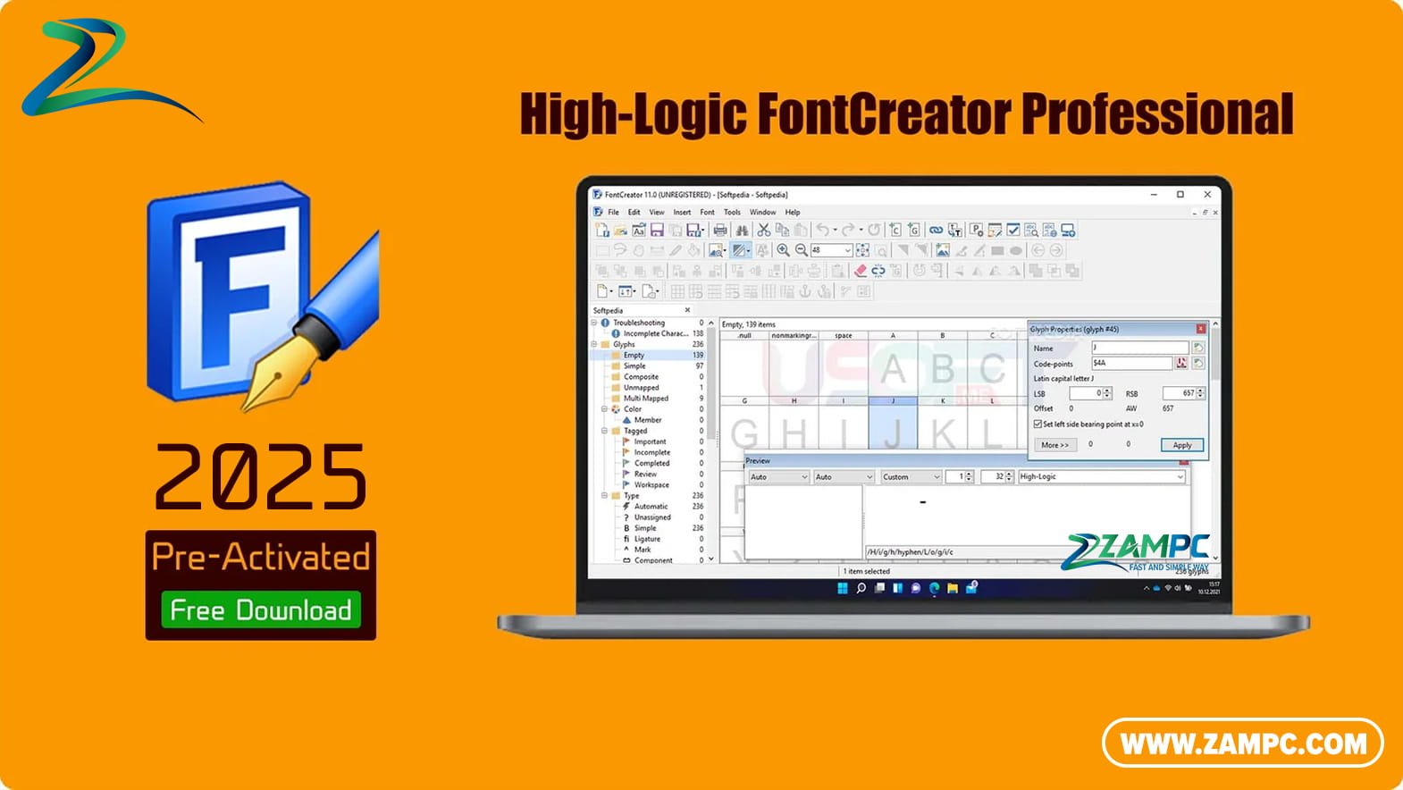 High-Logic FontCreator Professional ZamPC