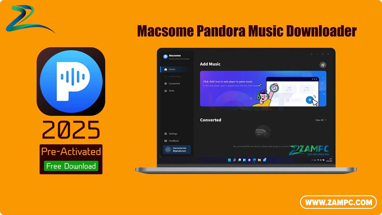 Macsome Pandora Music Downloader ZamPC