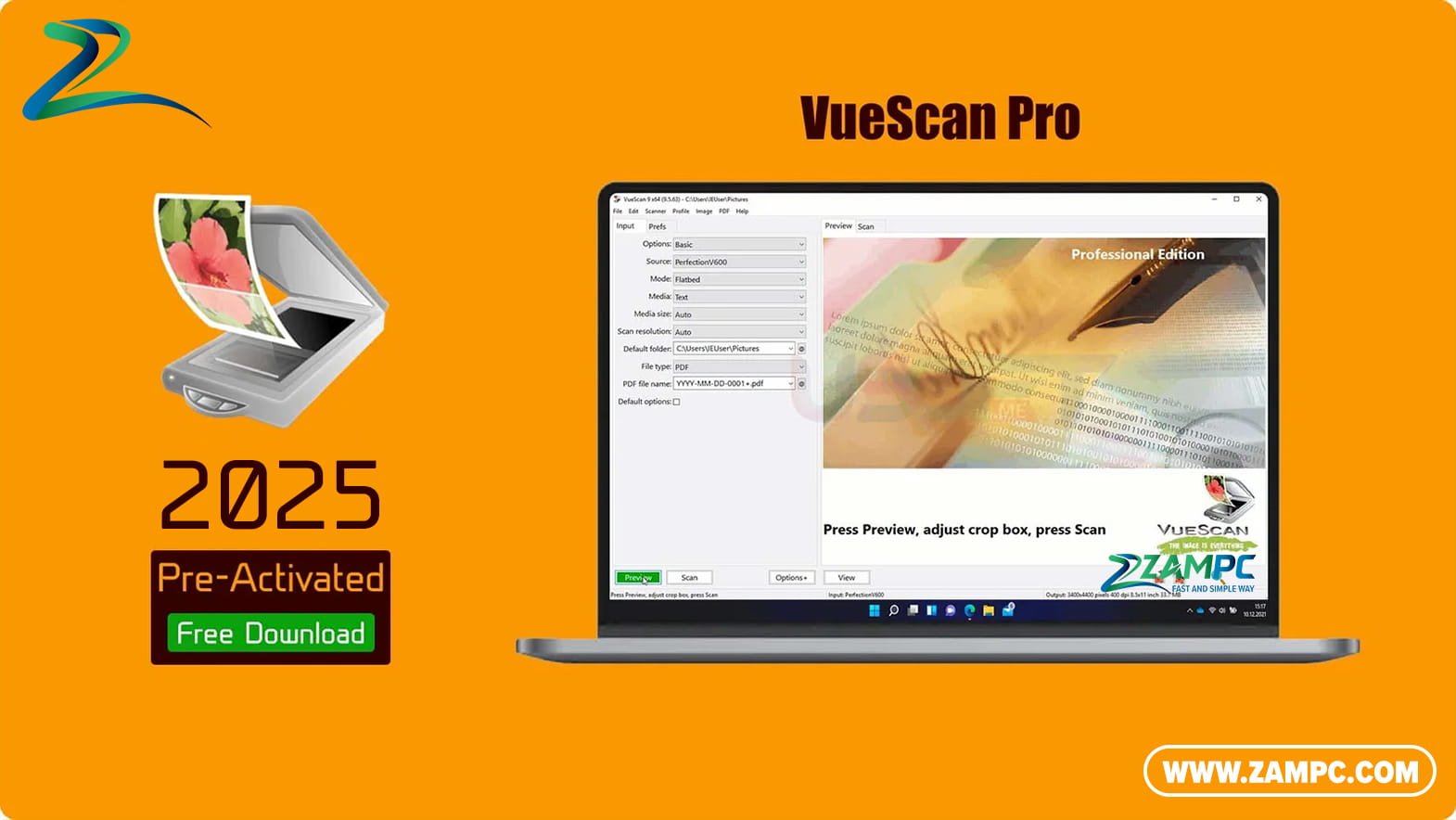 VueScan Pro ZamPC