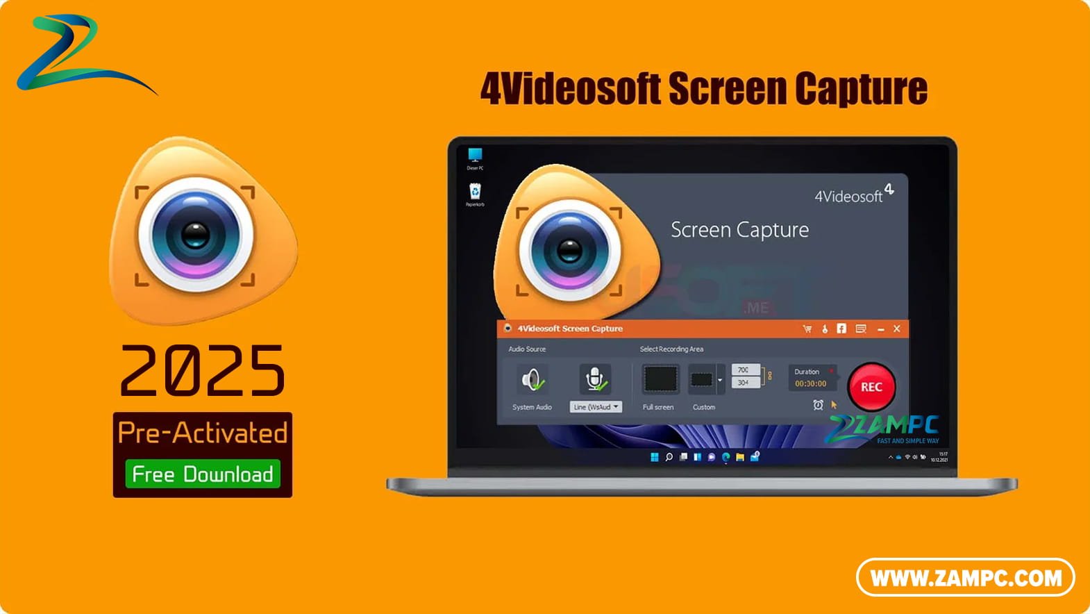 4Videosoft Screen Capture ZamPC
