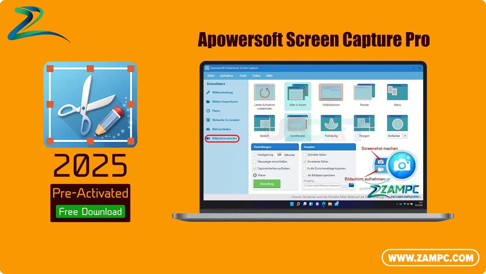 Apowersoft Screen Capture Pro ZamPC