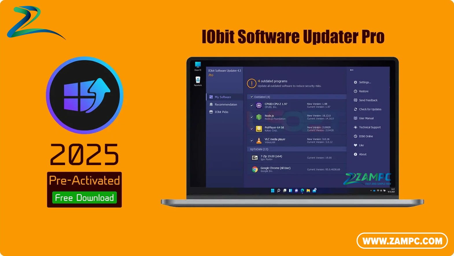 IObit Software Updater Pro ZamPC