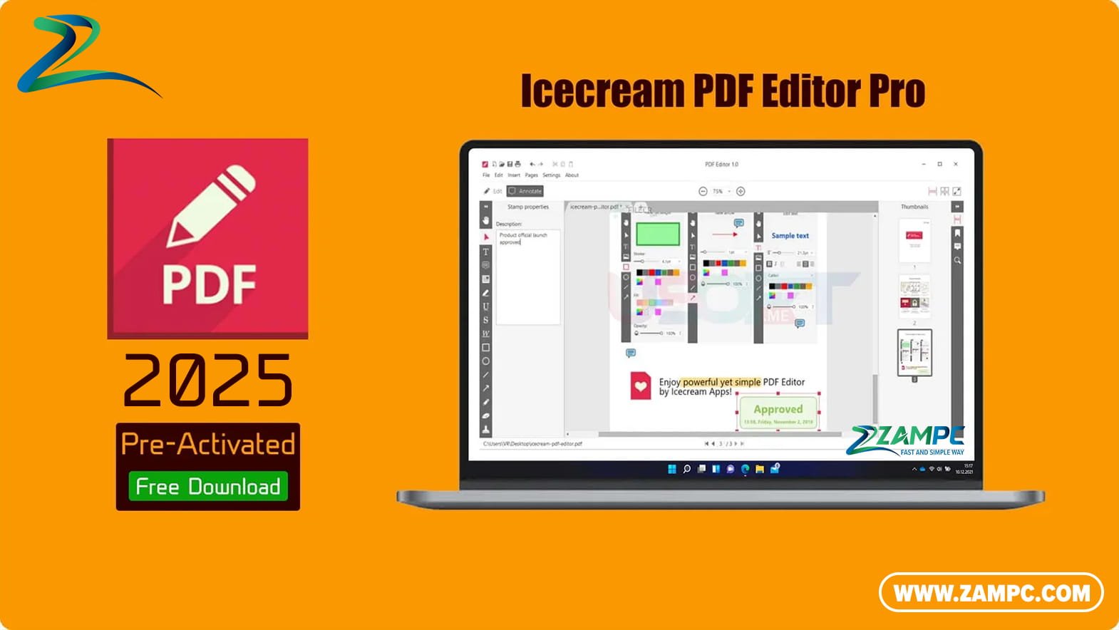 Icecream PDF Editor Pro ZamPC