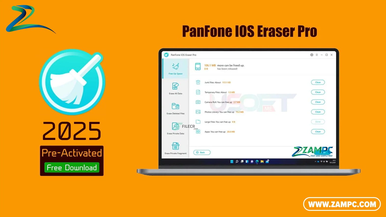PanFone iOS Eraser Pro ZamPC