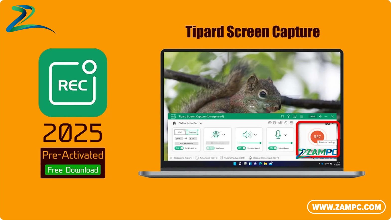 Tipard Screen Capture ZamPC