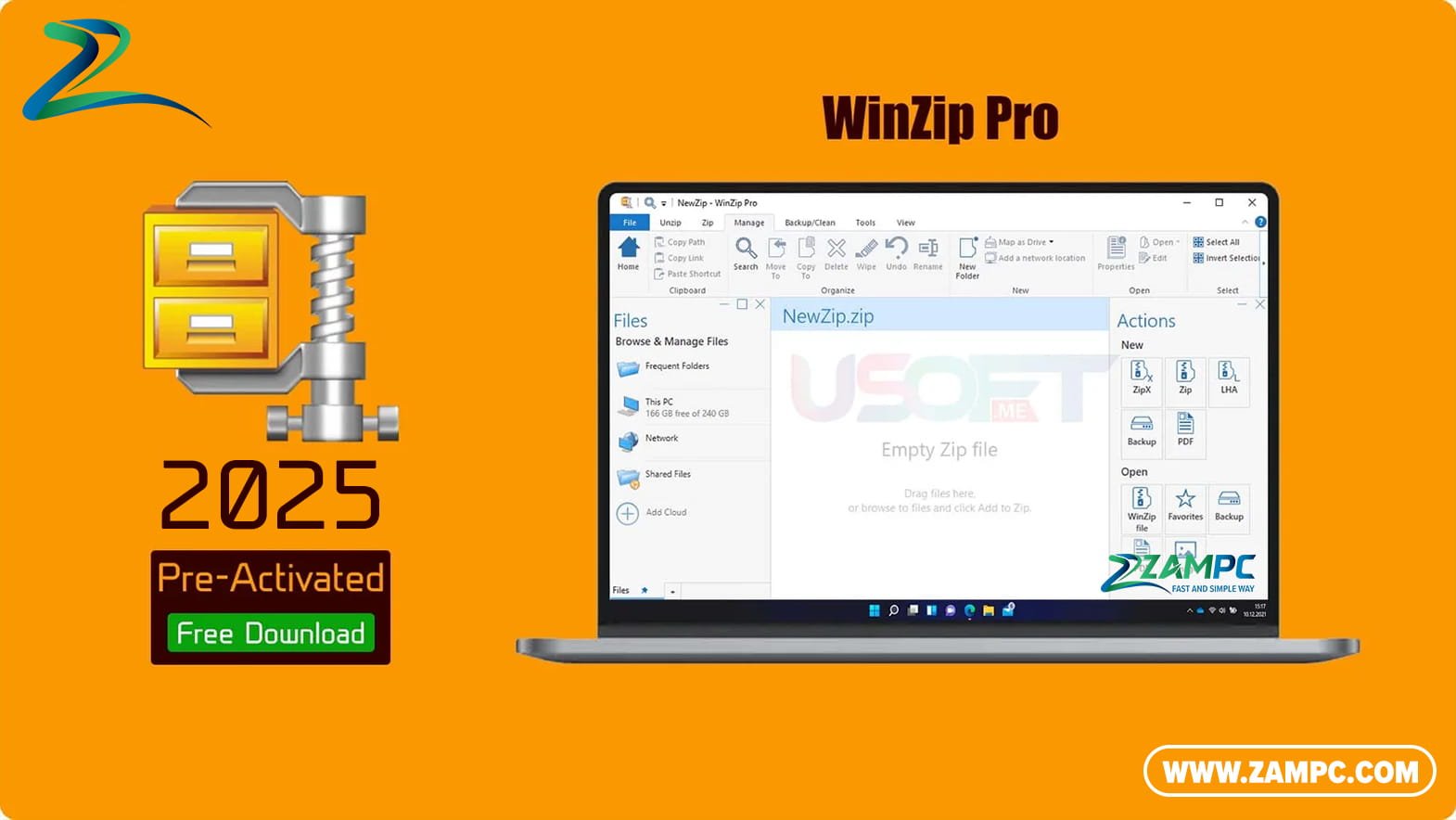 WinZip Pro ZamPC