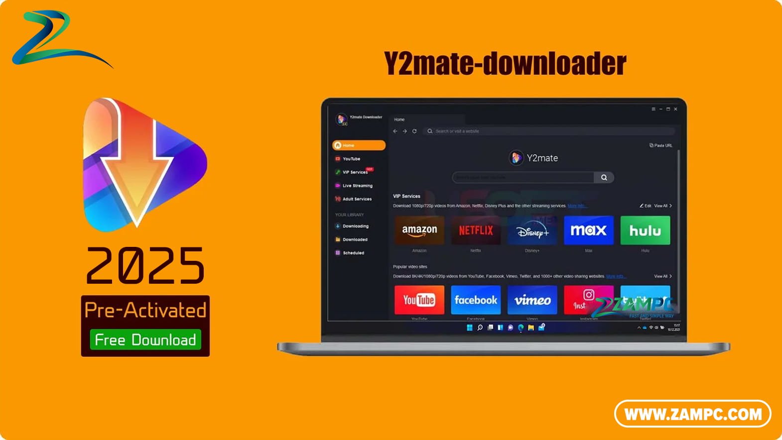 Y2mate Downloader ZamPC