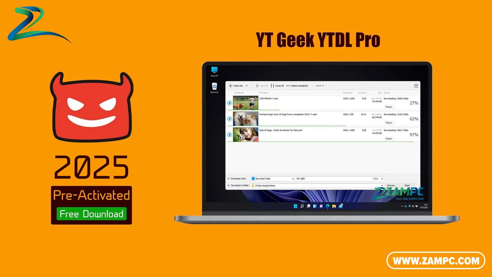 YT Geek YTDL Pro ZamPC