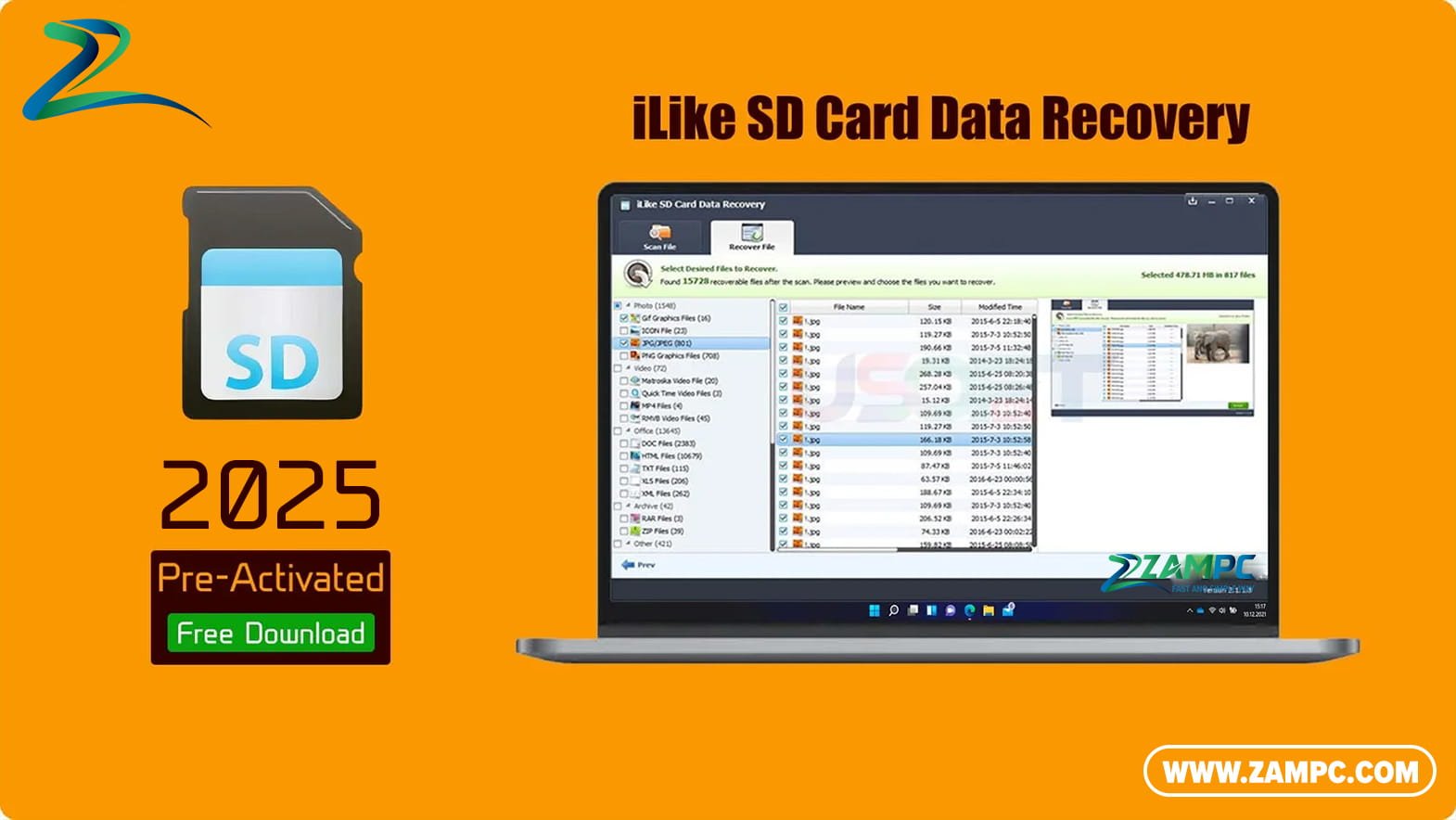 iLike SD Card Data Recovery ZamPC