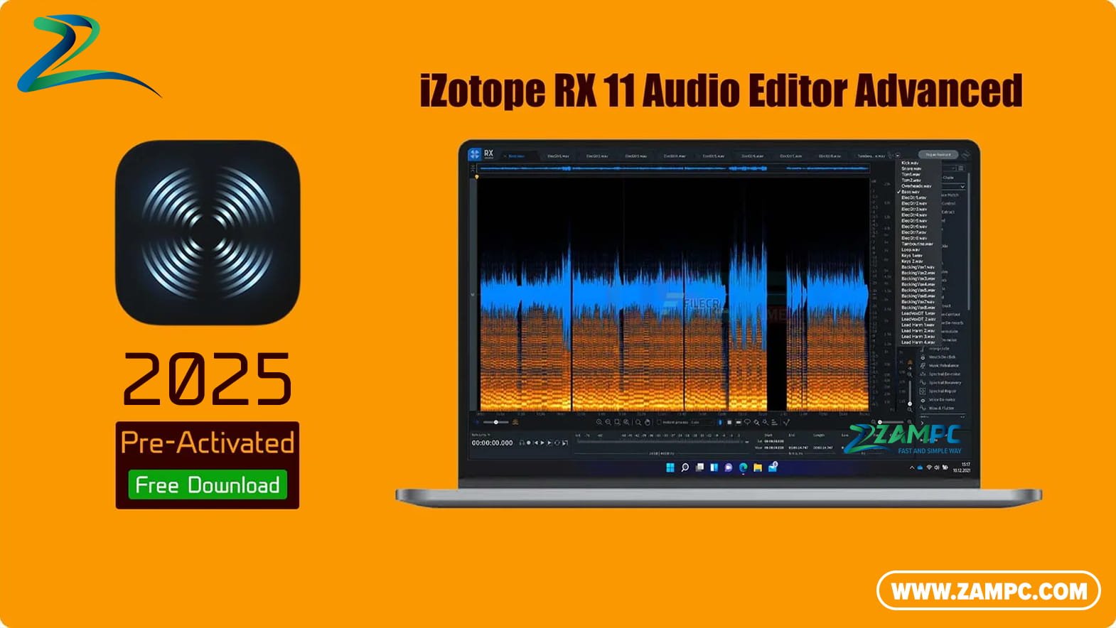 iZotope RX 11 Audio Editor Advanced ZamPC