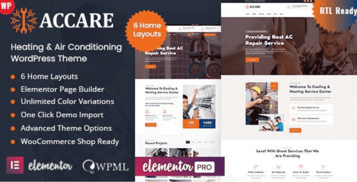 Accare WordPress Theme