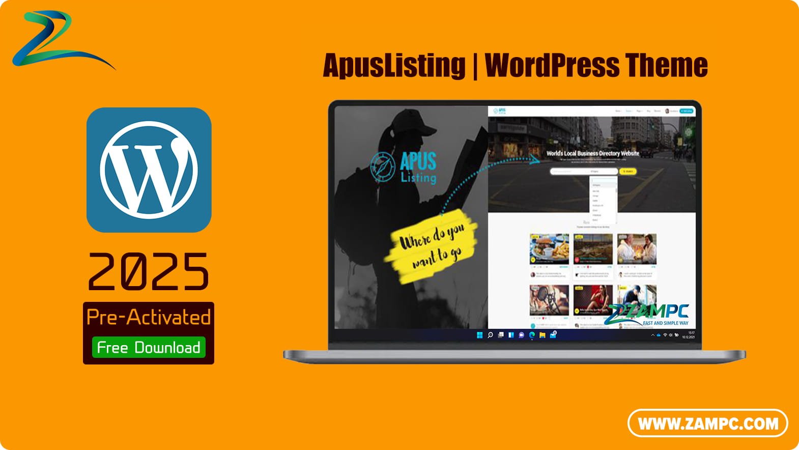 ApusListing WordPress Theme ZamPC