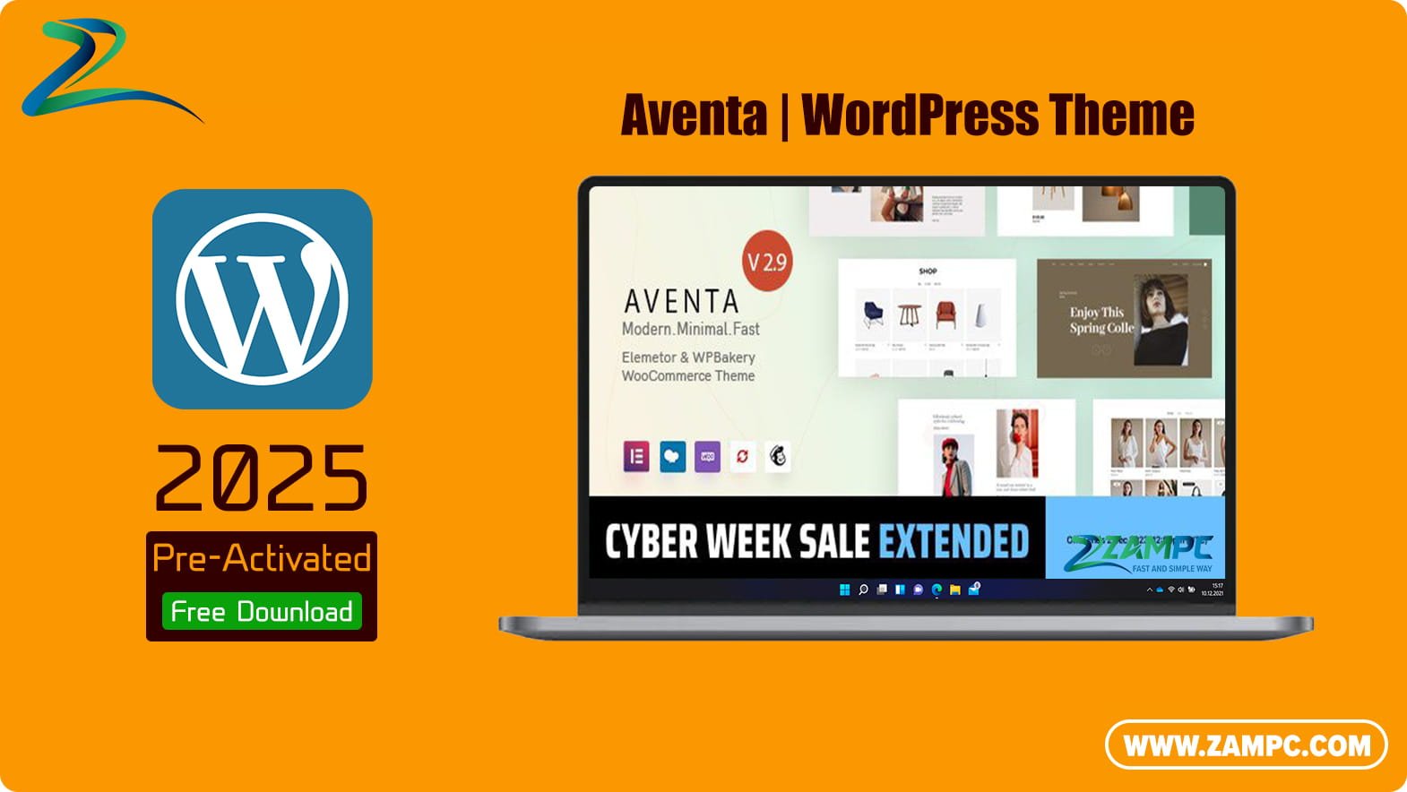 Aventa WordPress Theme ZamPC
