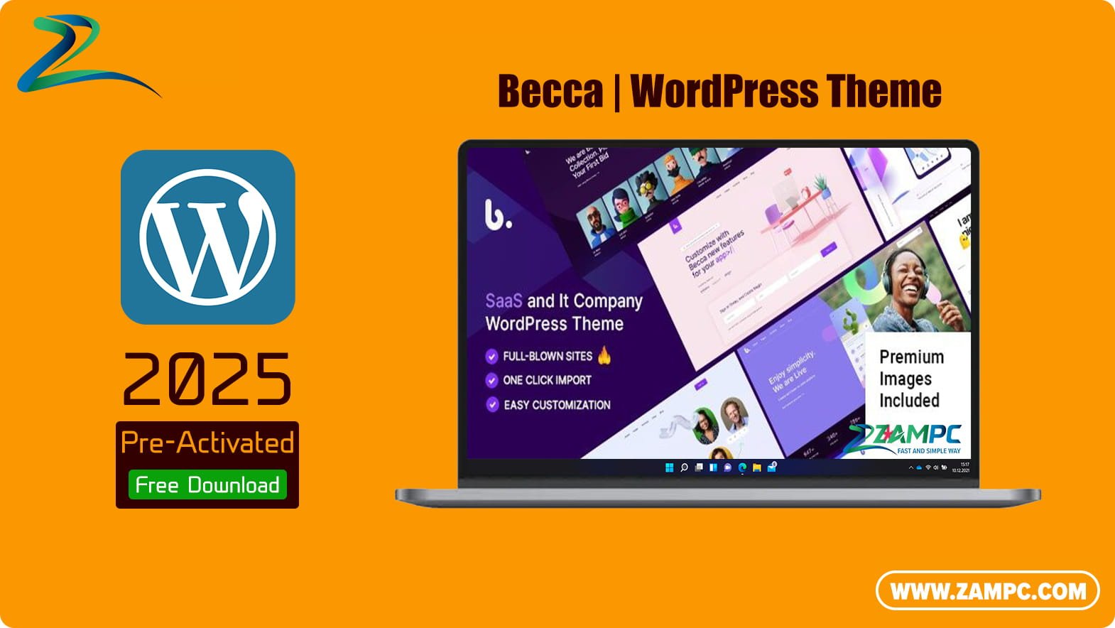 Becca WordPress Theme ZamPC
