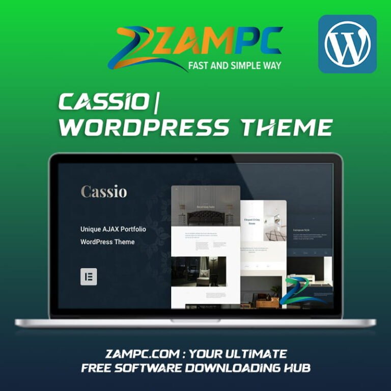 Cassio AJAX Portfolio WordPress Theme ZamPC