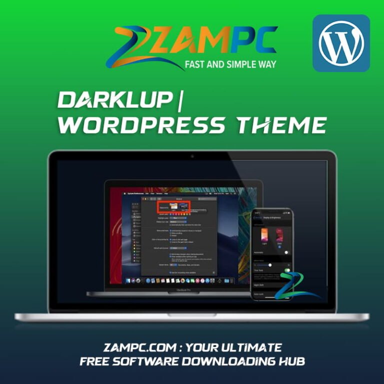 Darklup WordPress Theme ZamPC