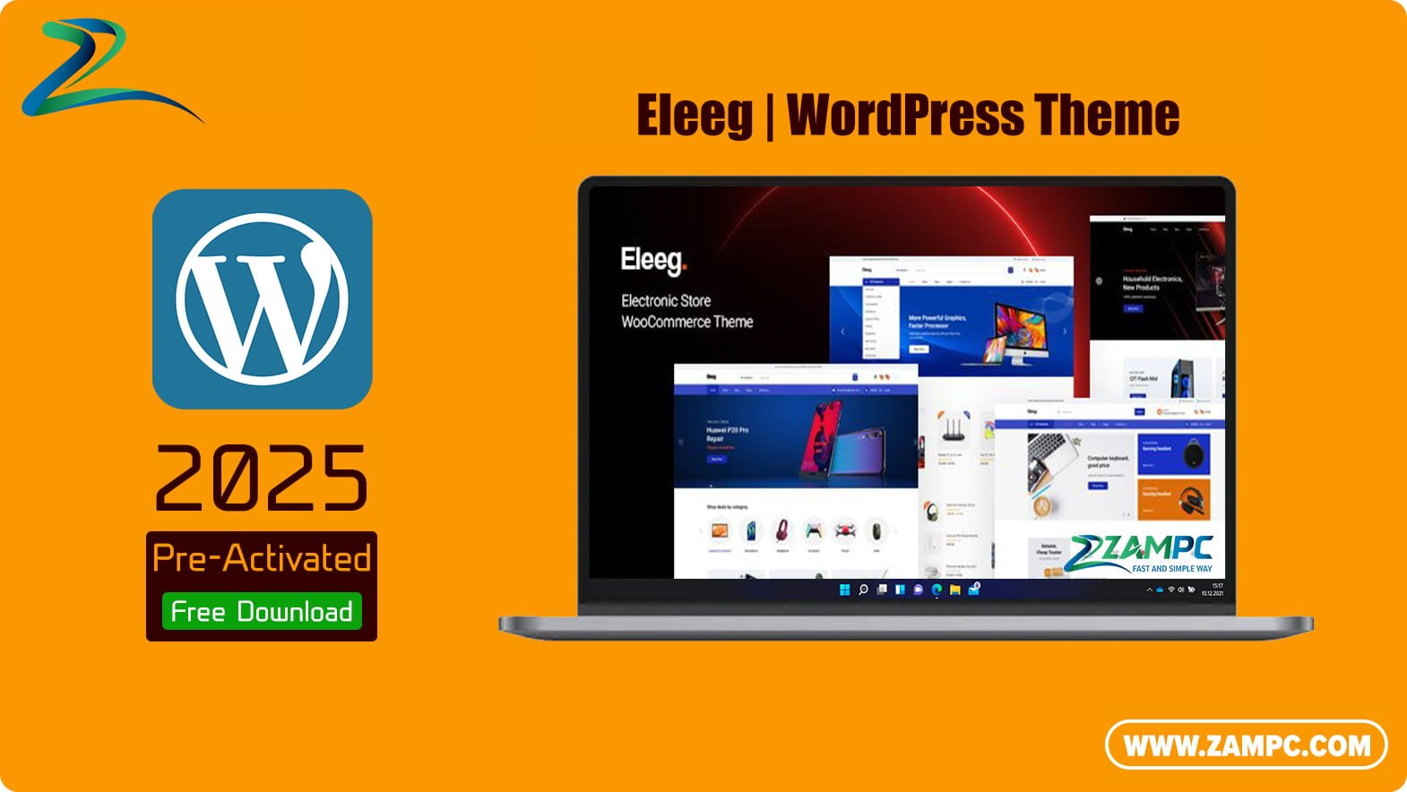 Eleeg WordPress Theme ZamPC