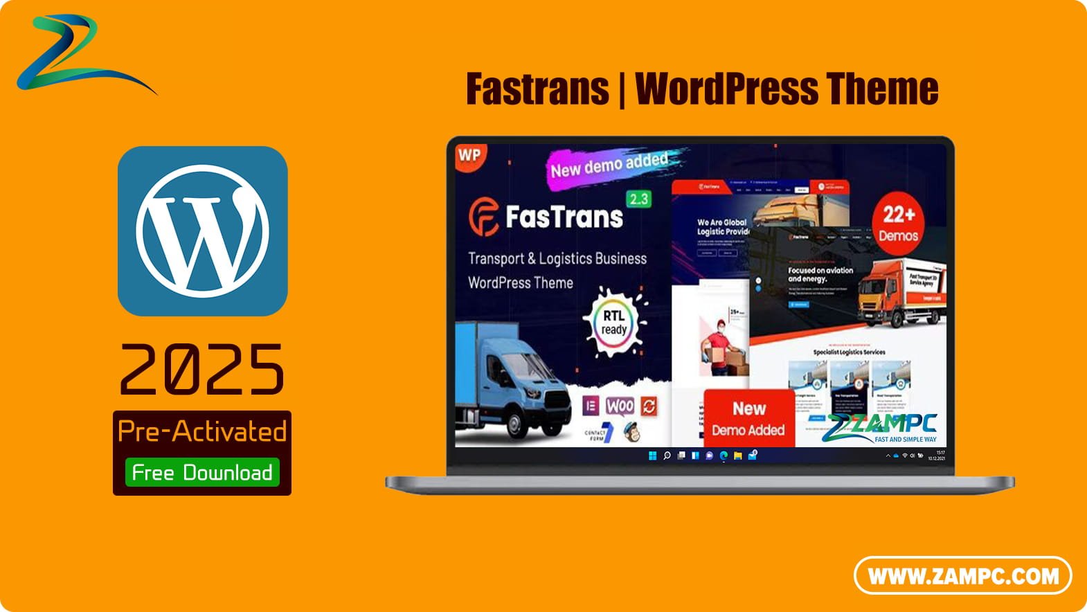 Fastrans WordPress Theme ZamPC