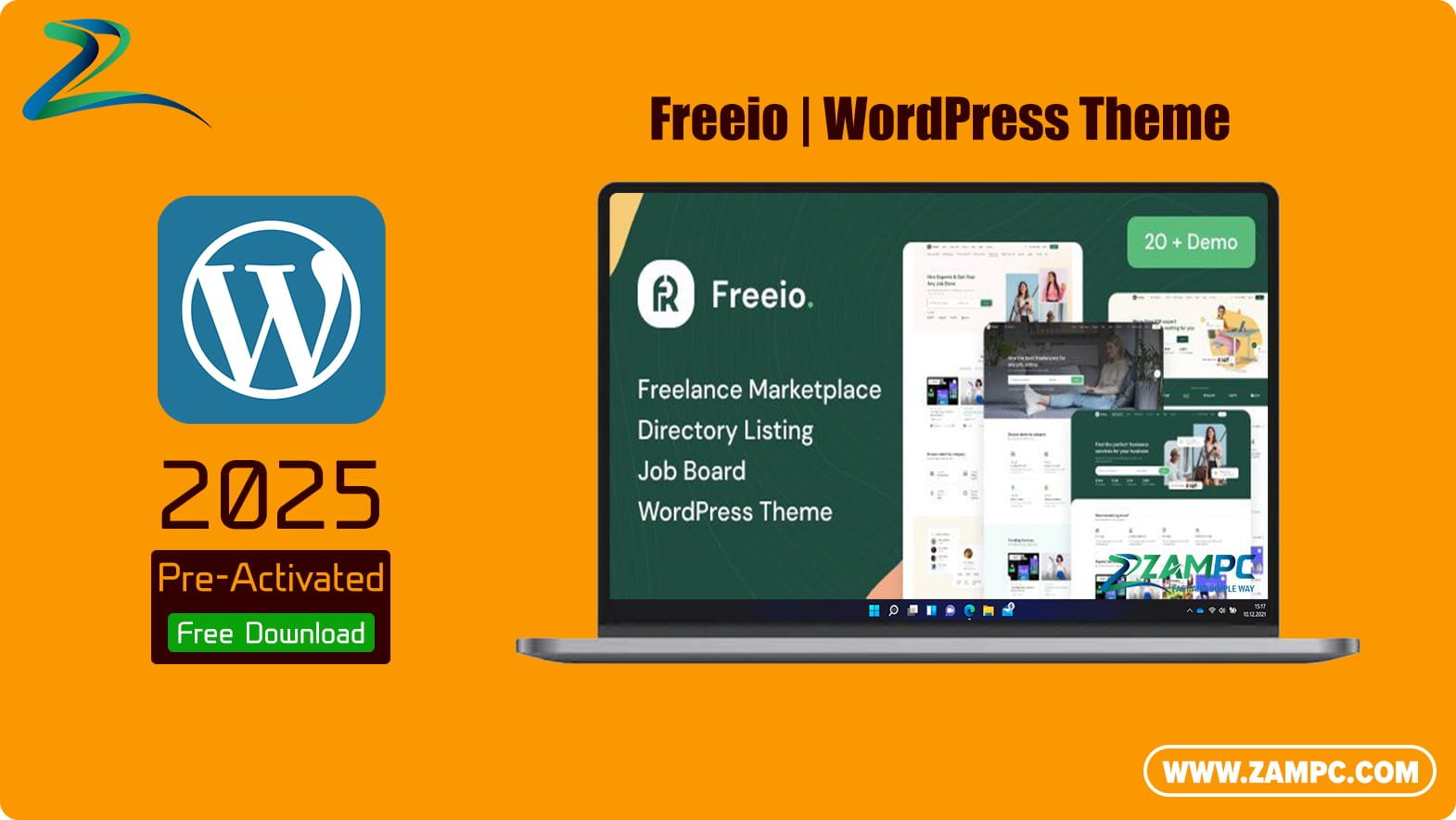Freeio WordPress Theme ZamPC