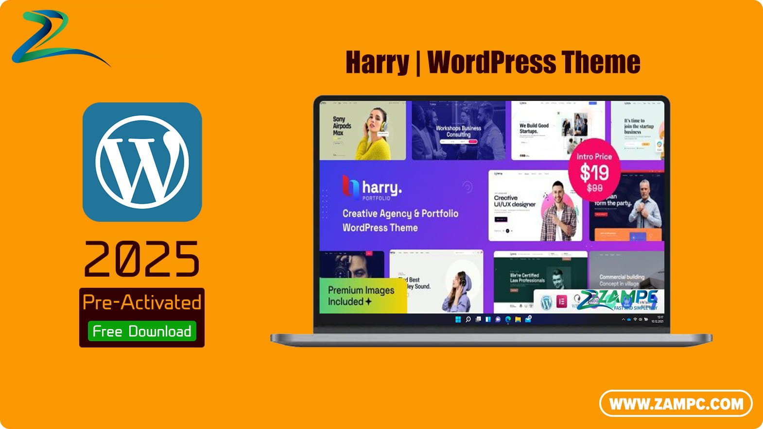 Harry WordPress Theme ZamPC