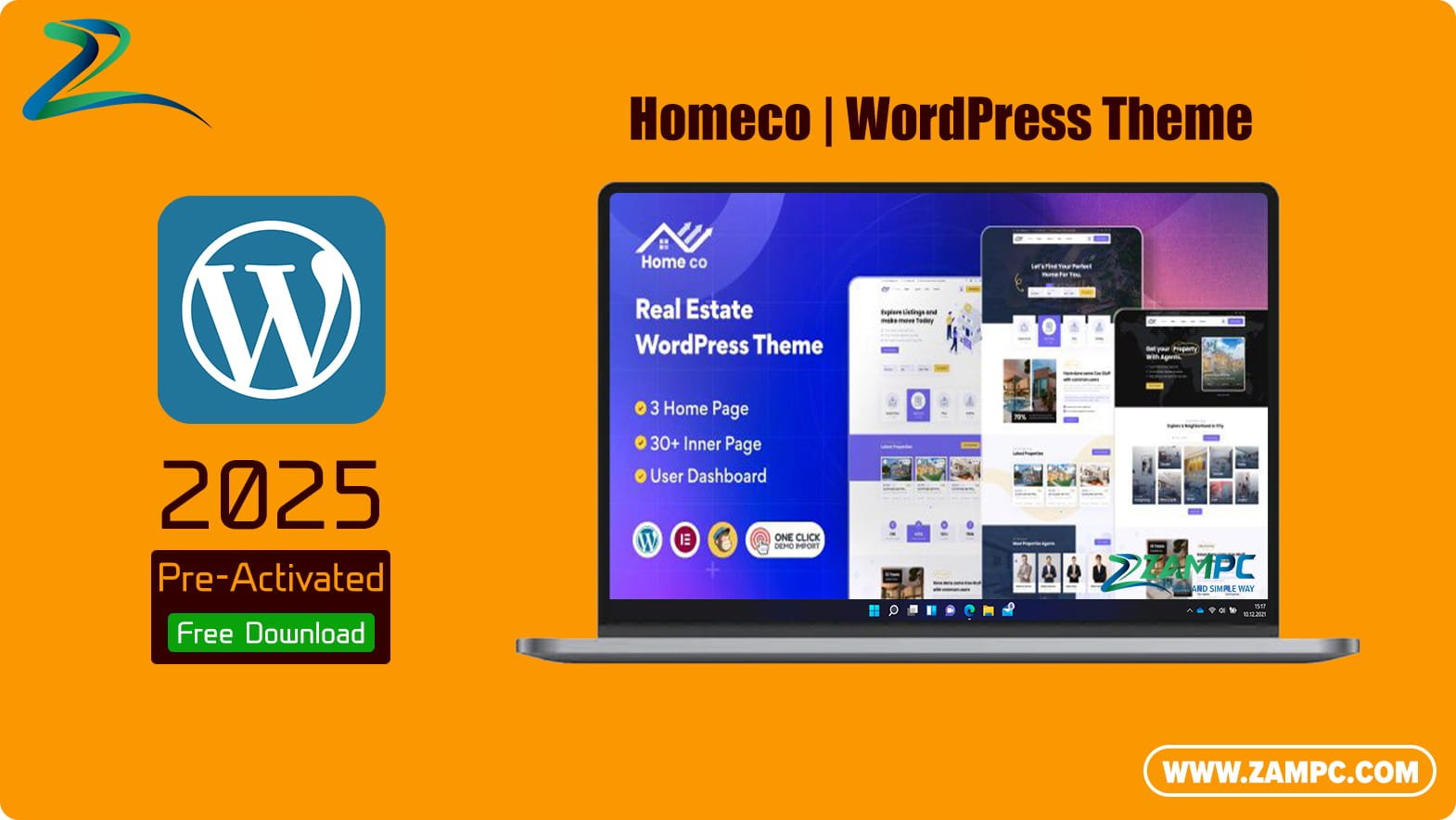 Homeco WordPress Theme ZamPC