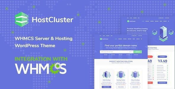 HostCluster WordPress Theme ZamPC