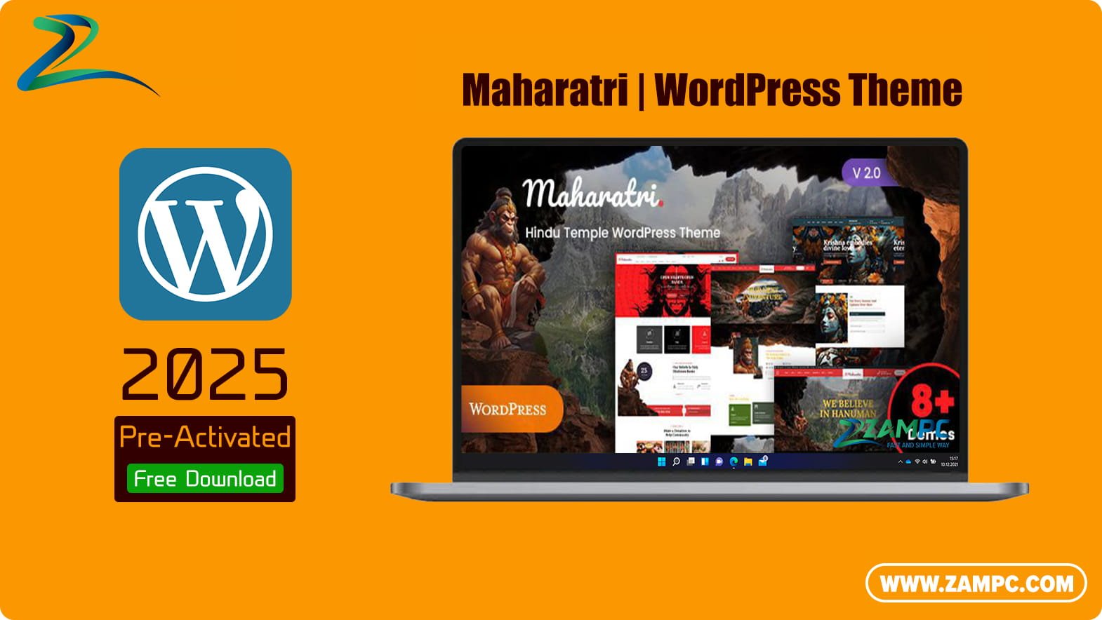 Maharatri WordPress Theme ZamPC Icon