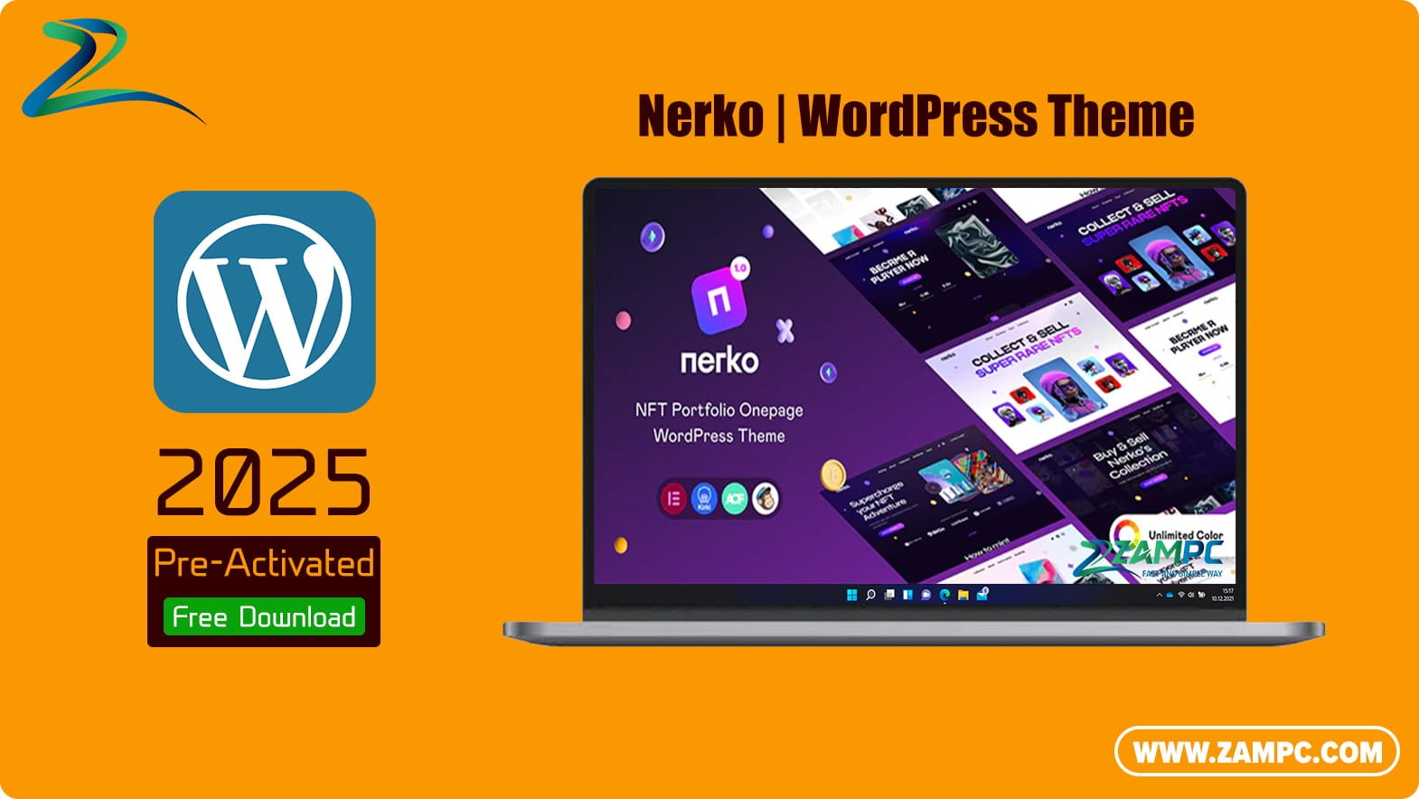 Nerko WordPress Theme ZamPC