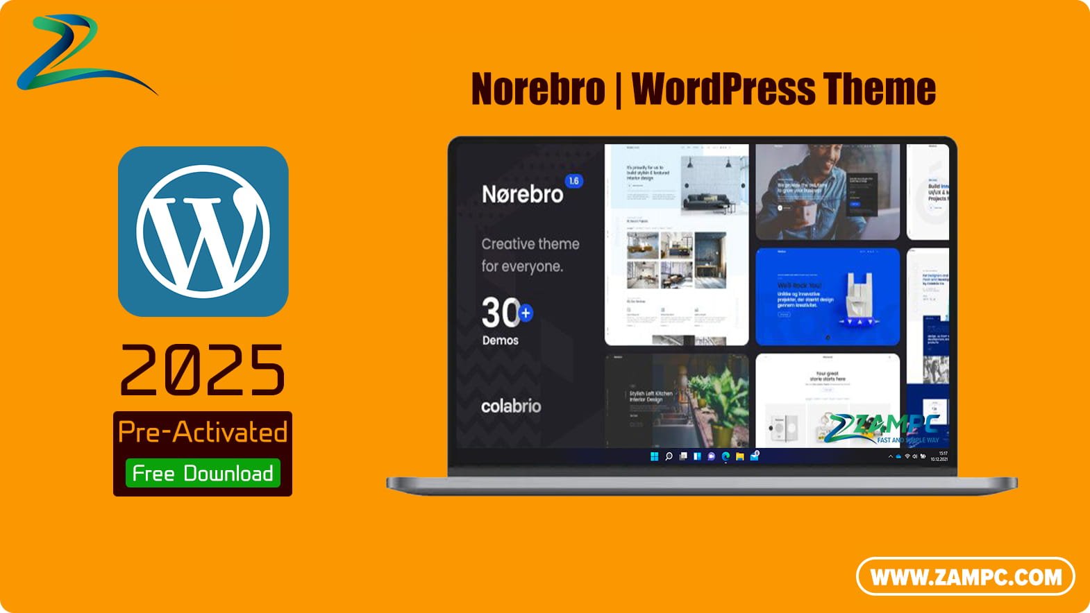 Norebro WordPress Theme ZamPC