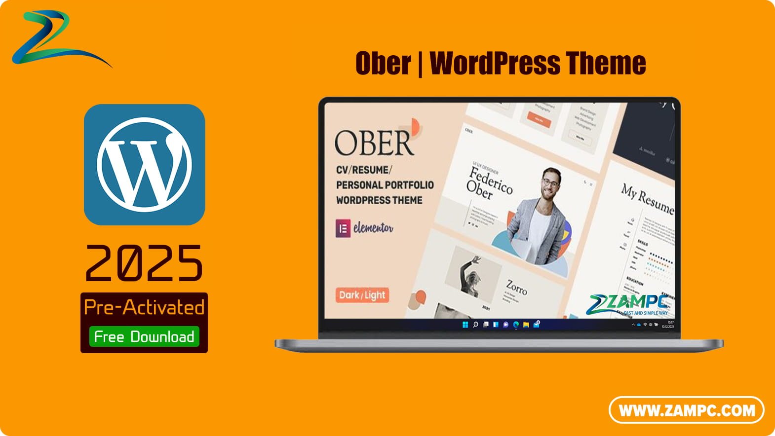 Ober WordPress Theme ZamPC