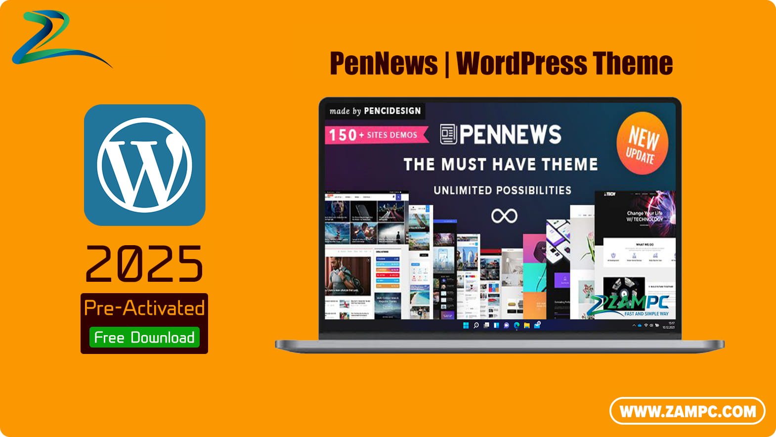 PenNews WordPress Theme ZamPC