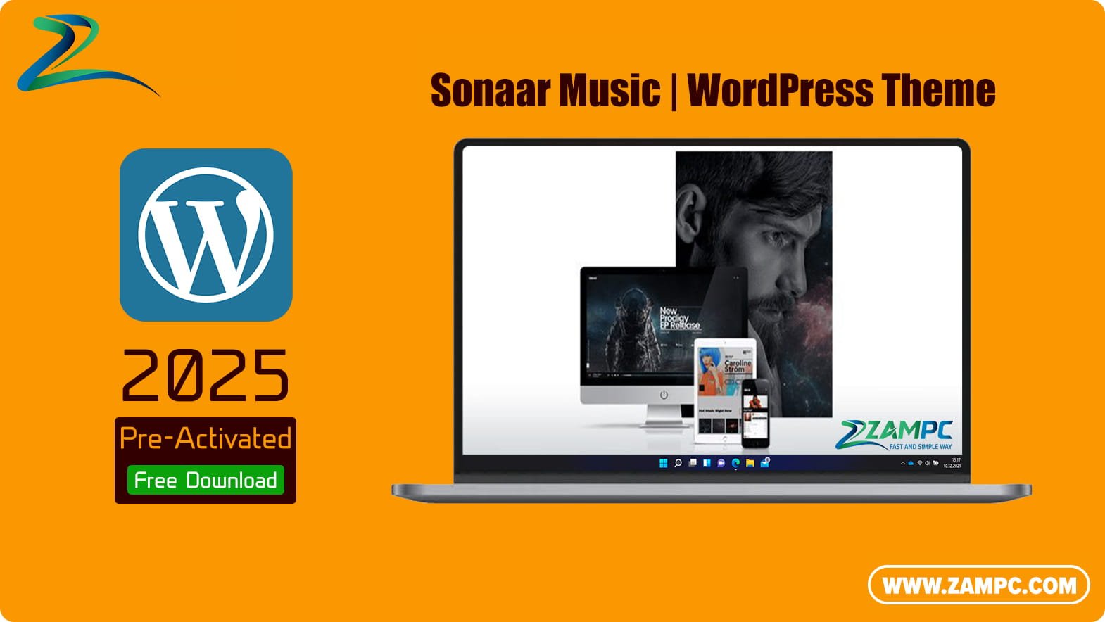 Sonaar Music WordPress Theme ZamPC