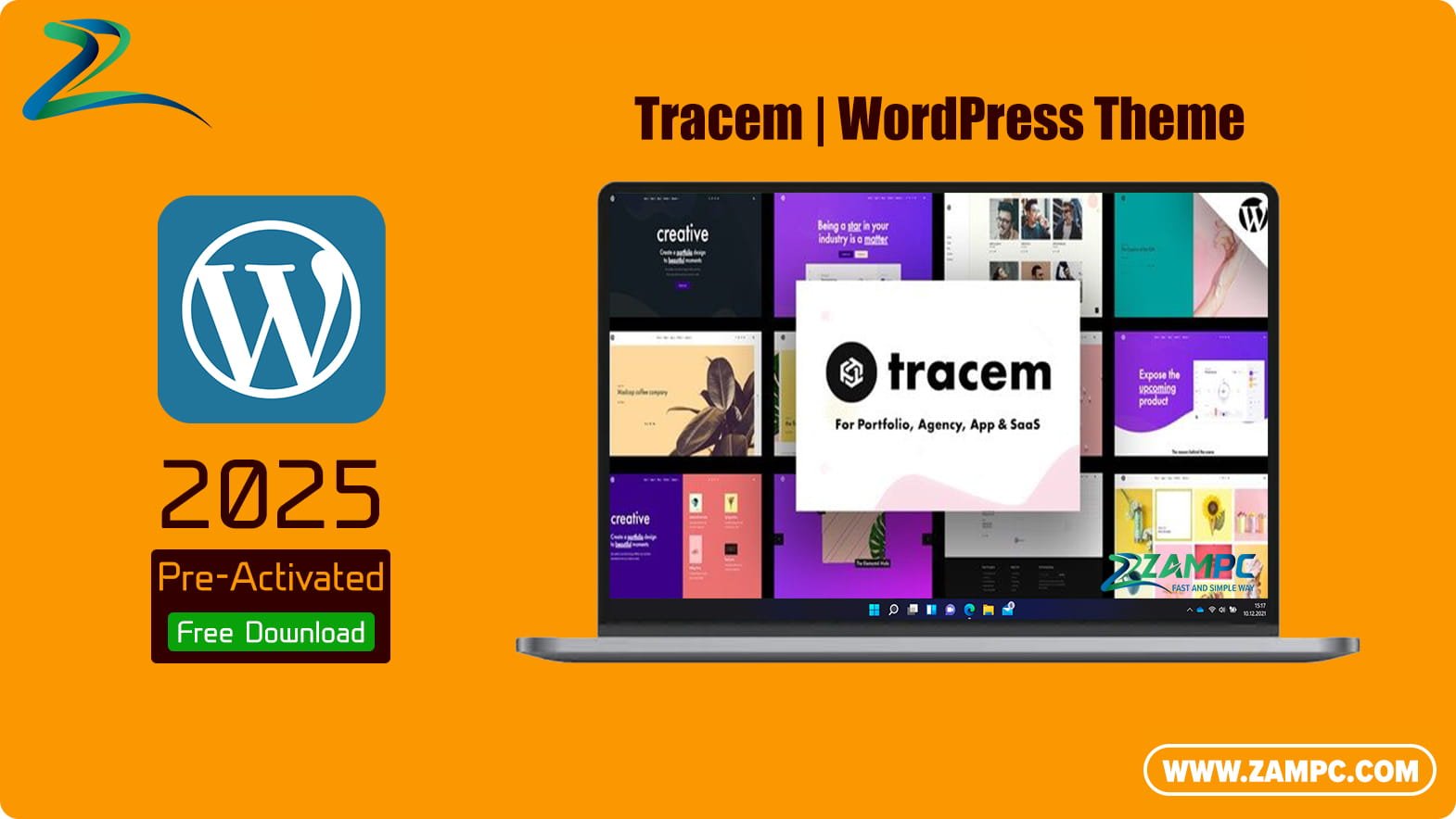Tracem WordPress Theme ZamPC