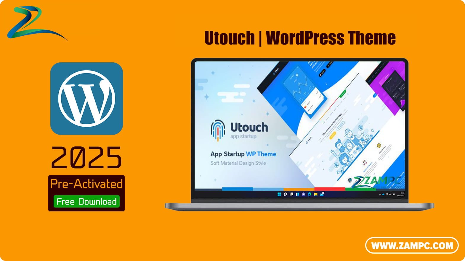Utouch WordPress Theme ZamPC