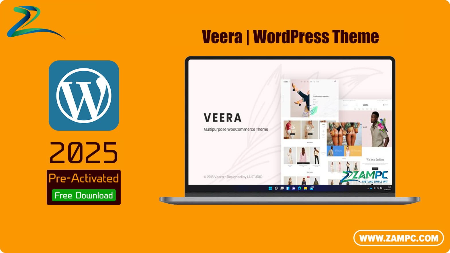 Veera WordPress Theme ZamPC