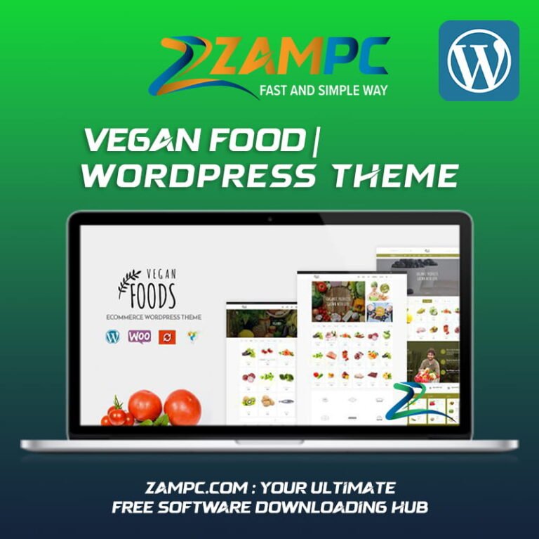 Vegan Food WordPress Theme ZamPC