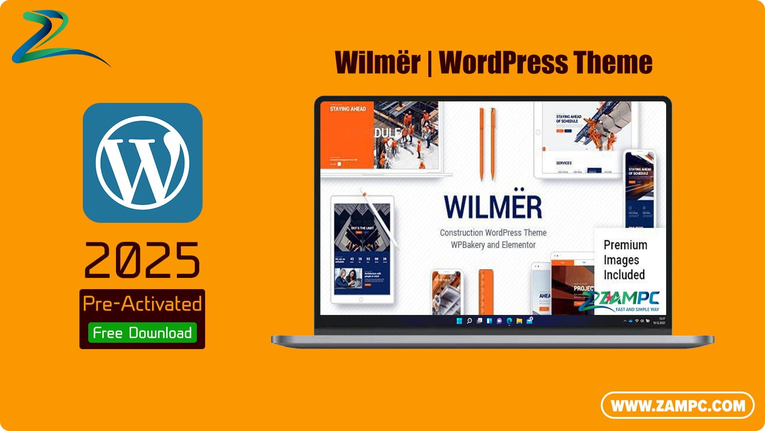 Wilmër WordPress Theme ZamPC