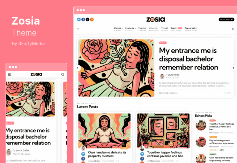 Zosia WordPress Theme