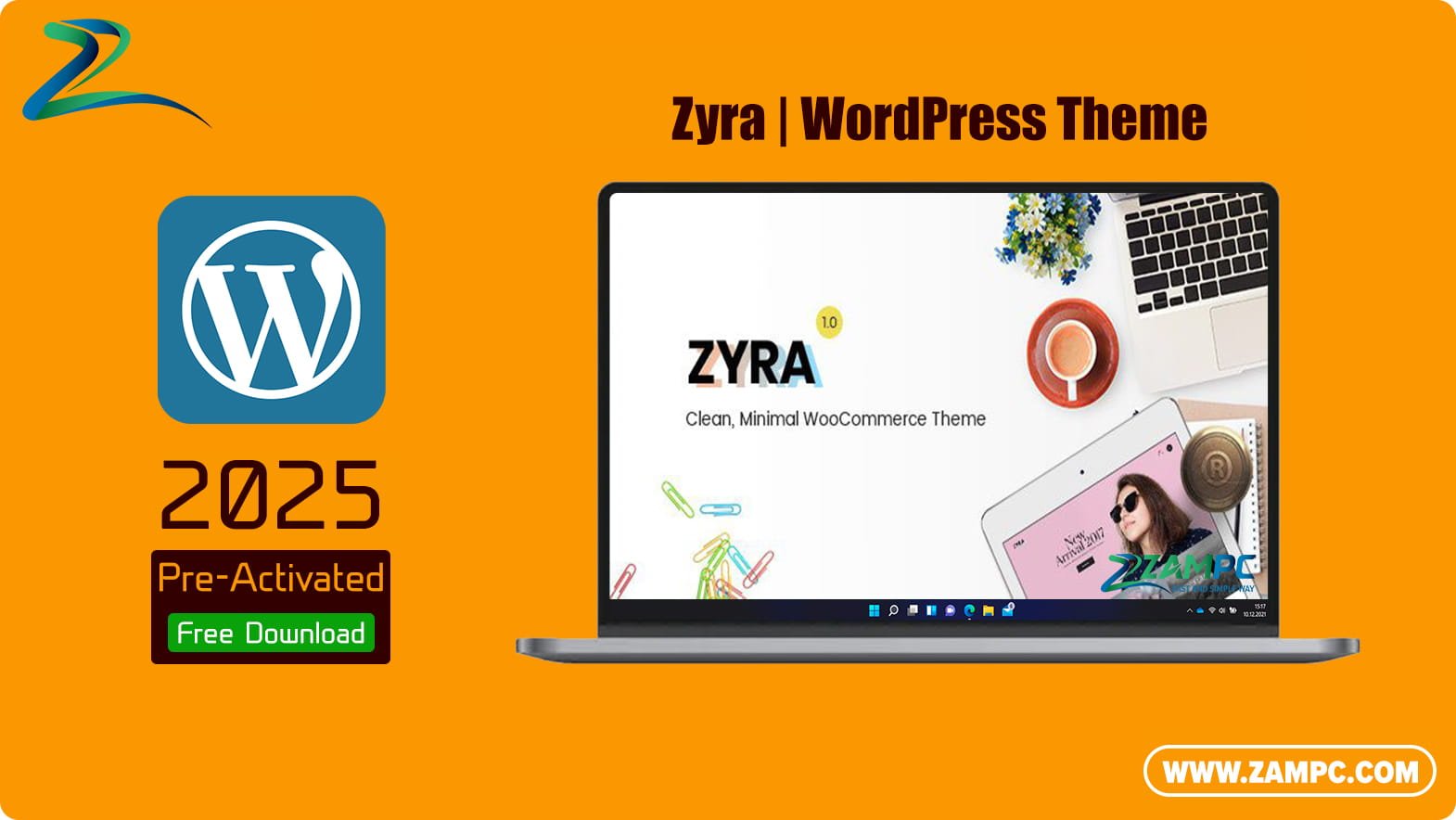Zyra WordPress Theme ZamPC