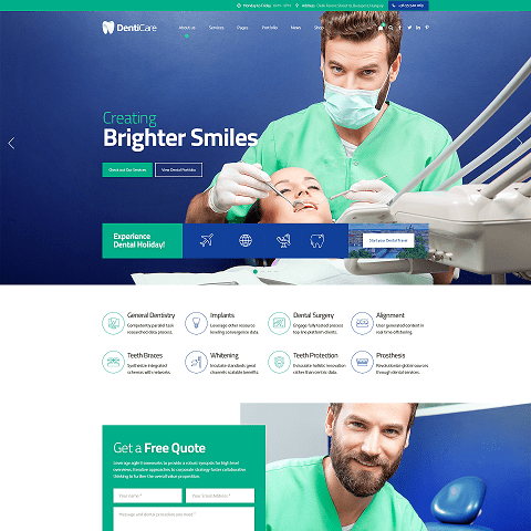 DentiCare Theme WordPress