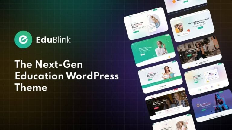 EduBlink Theme WordPress