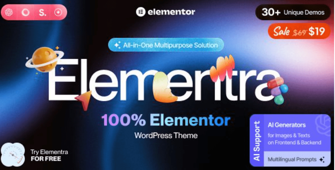 Elementra Theme WordPress