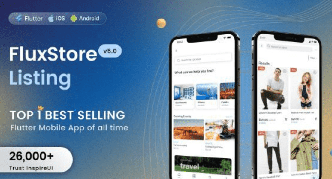 FluxStore Listing Flutter App