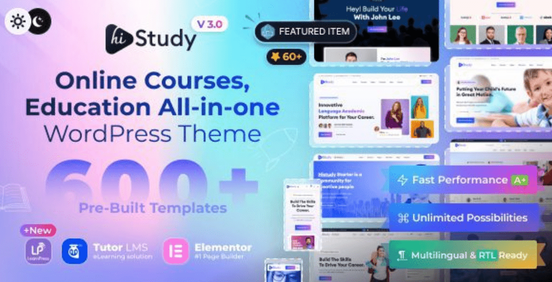 HiStudy Theme WordPress