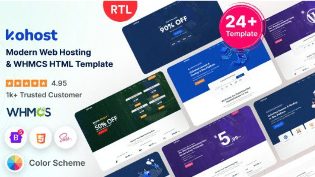 Kohost WHMCS Site Templates