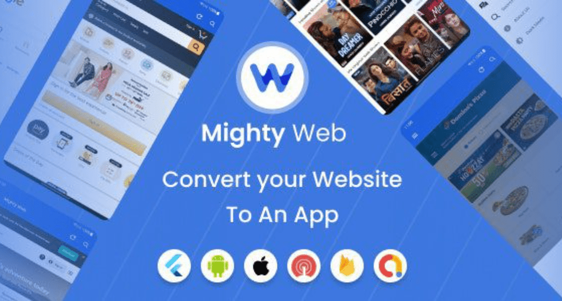 MightyWeb Webview Flutter App