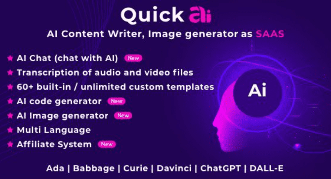 QuickAI PHP Scripts