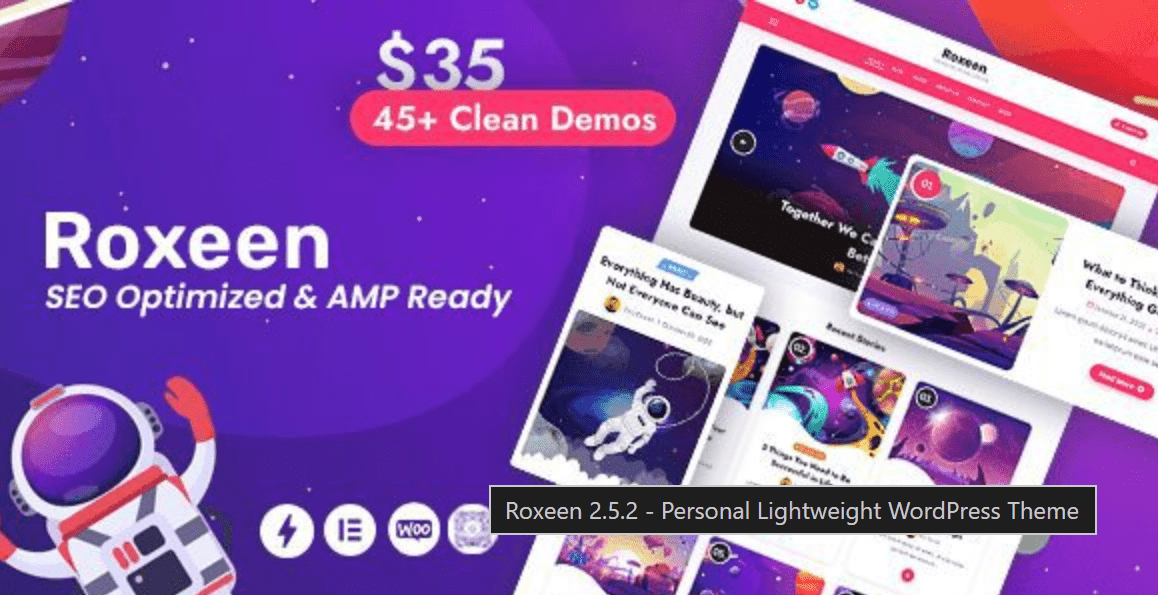 Roxeen Theme WordPress