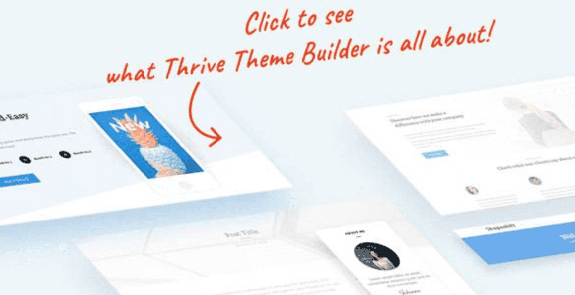 Thrive Theme Builder Theme WordPress