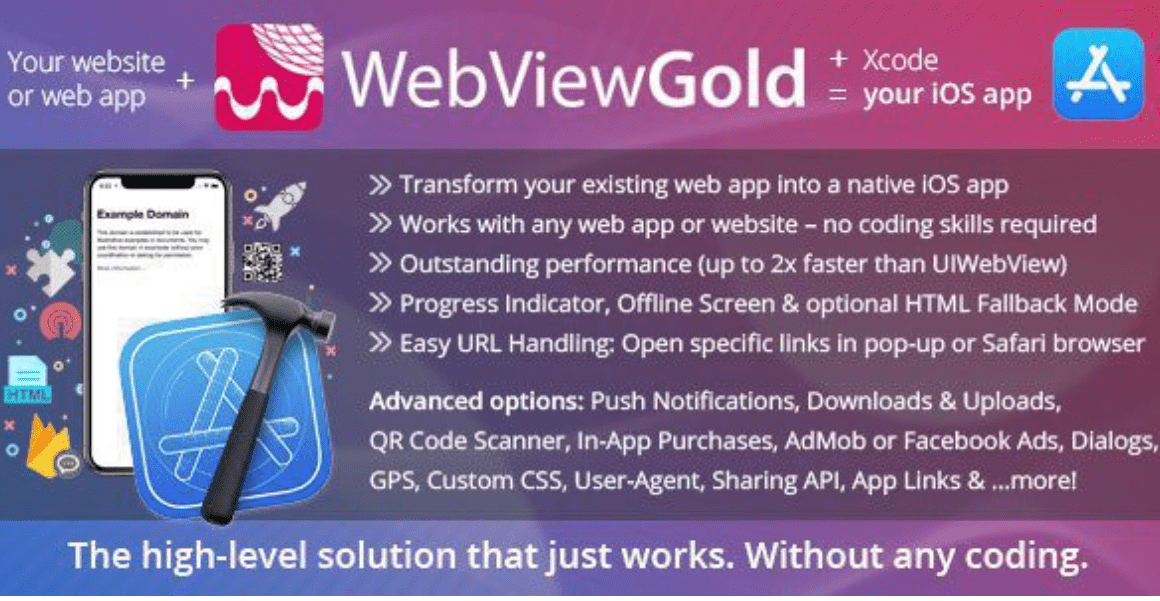 WebViewGold for iOS Mobile App
